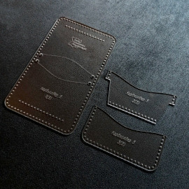 Кардхолдер №5 двухскладный / Акриловые лекала (контрольные точки)