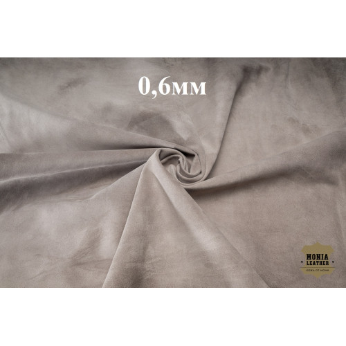 №315 Замша Bonaudo Cachemire Piombo liquido 0,6мм №315 Замша Bonaudo Cachemire Piombo liquido 0,6мм