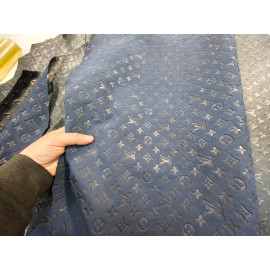 №361 Замша с тиснением Синяя 0,7-0,8мм