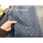 №361 Замша с тиснением Синяя 0,7-0,8мм