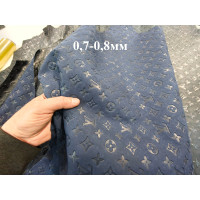 №361 Замша с тиснением Синяя 0,7-0,8мм №361 Замша с тиснением Синяя 0,7-0,8мм