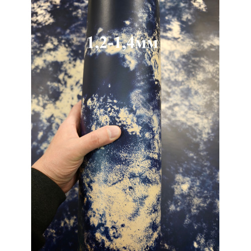 №780 Cinque stelle Marbled Blu Navy 1,2-1,4 мм №780 Cinque stelle Marbled Blu Navy 1,2-1,4 мм