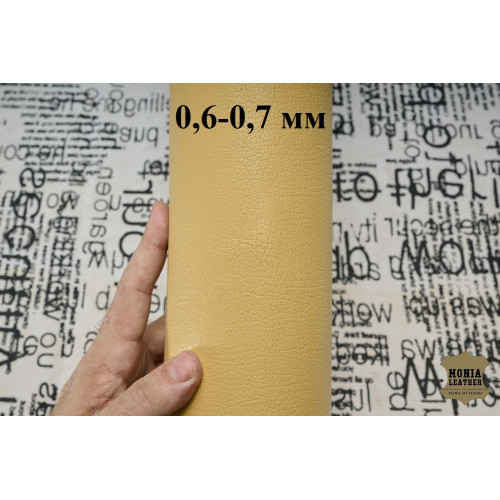 №409 Коза Falco Pellami Madras Torta gialla 0,6-0,7 мм