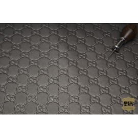 №464 Хром с тиснением Marbella Grigio Sottile 1,5 мм
