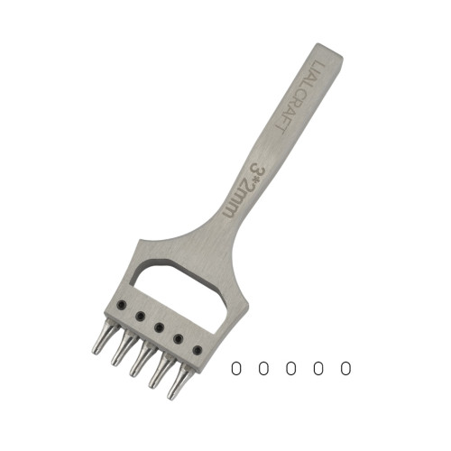 Пробойник овальный LC 3х2мм (5 зубов)