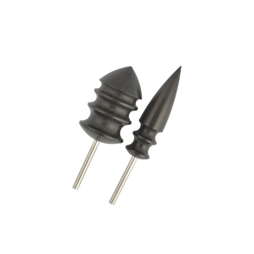 Набор сликеров на дремель из чёрного дерева