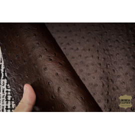 №496 Растишка Artigiano Del Cuoio Cucinelli Struzzo Cacao 1,1-1,3мм