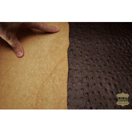 №496 Растишка Artigiano Del Cuoio Cucinelli Struzzo Cacao 1,1-1,3мм