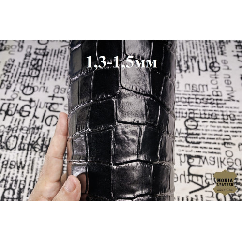 №501 Растишка Artigiano Del Cuoio Cucinelli Croc Nero 1,3-1,5мм №501 Растишка Artigiano Del Cuoio Cucinelli Croc Nero 1,3-1,5мм