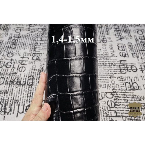 №502 Растишка Artigiano Del Cuoio Cucinelli Croc F.Nero 1,4-1,5мм №502 Растишка Artigiano Del Cuoio Cucinelli Croc F.Nero 1,4-1,5мм