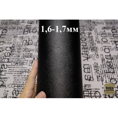 №556 Сафьяно Dolmen Epsom Bovine Nero 1,6-1,7мм №556 Сафьяно Dolmen Epsom Bovine Nero 1,6-1,7мм