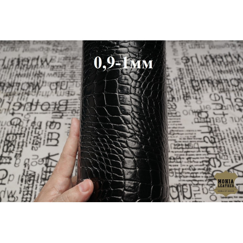 №690 Tuscania Fant Reptile Nero 0,9-1мм