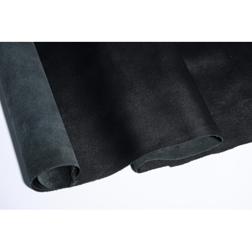 Кожподклад КРС 0.9-1.1 мм.Чёрный с финишем