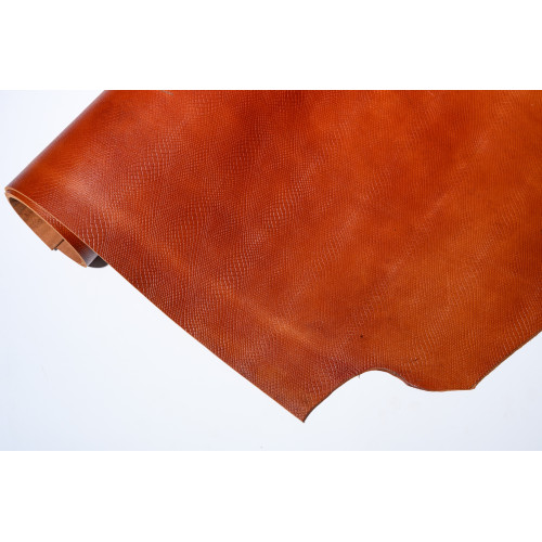 Чепрак хром 3.5-3.8 мм.Коньячная волна.С финишем