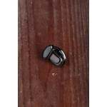 Б/ЗМ-459-Замок никель черный 22х32