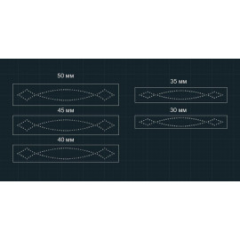 Линейка для центровки прошивки DecoLine Steel