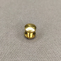 Винт ременной линза малый, латунь