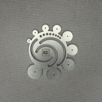 Шаблон-линейка радиусов V1, нерж. сталь