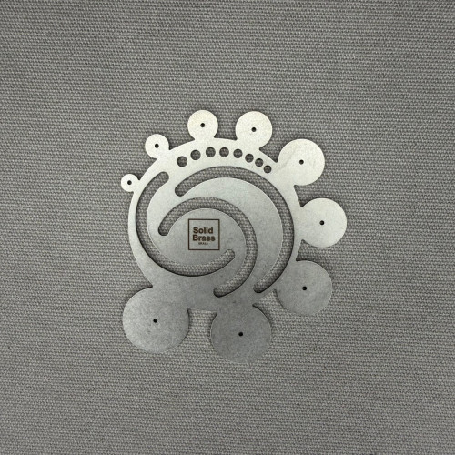 Шаблон-линейка радиусов V1, нерж. сталь Шаблон-линейка радиусов V1, нерж. сталь