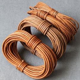 Шнур кожанный круглый