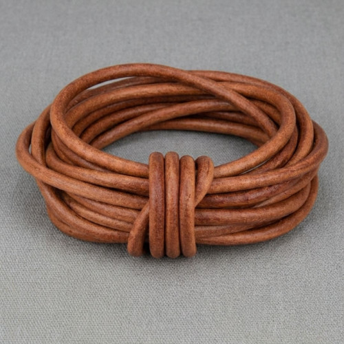 Шнур кожанный круглый Шнур кожанный круглый