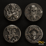 Бляха на ремень круглая