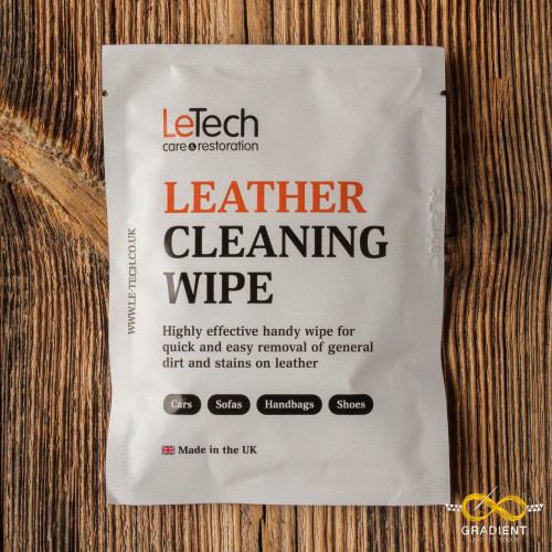 Влажная салфетка для чистки кожи Leather Cleaning Wipe