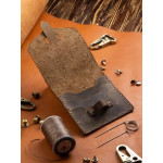 Картхолдер из натуральной кожи "Сделай сам" орех