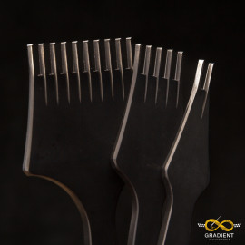 Набор французских пробойников ERVING. 2+5+10 зубьев, 3.85 мм