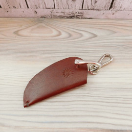 Ключница в виде колчана, кожа, металлофурнитура