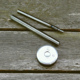 Кнопка кольцевая, YKK, Япония, латунь, 10, 13 и 15мм