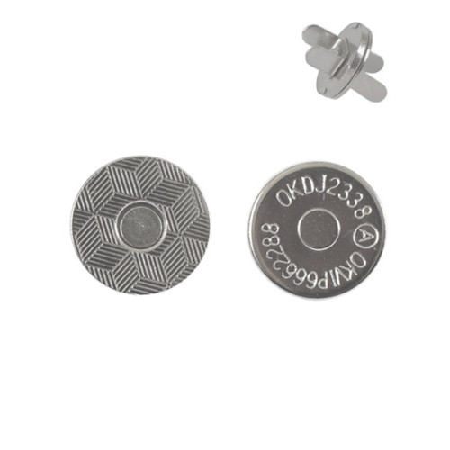 Кнопка магнитная 14 мм, плоская