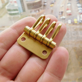 Ключница на 4 и 6 карабинов, латунь