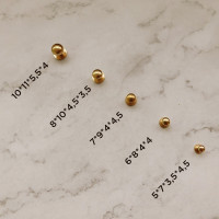 Кобурные кнопки, латунь Кобурные кнопки, латунь