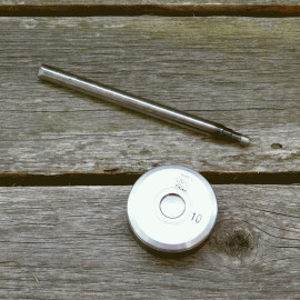 Кнопка кольцевая YKK, 10, 13 и 15мм, патинированная латунь