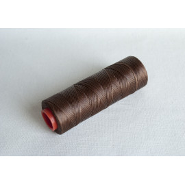 Вощеная нить. 1мм. Коричневая. 100 м. Нитки для кожи