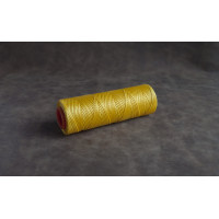 Вощеная нить. 1мм. Желтая. 100 м. Нитки для кожи