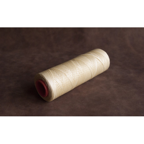 Вощеная нить. 1мм. Молочная. 100 м. №711. Нитки для кожи Вощеная нить. 1мм. Молочная. 100 м. №711. Нитки для кожи