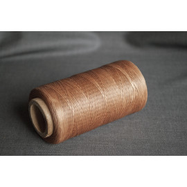Нить вощеная 0,8 мм. Коричневая. Нитки для кожи