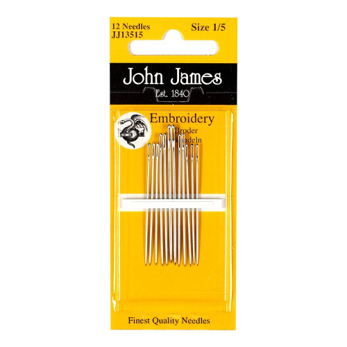 Иглы John James Embroidery (для вышивания)