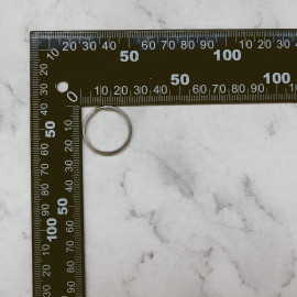 Кольца из нержавейки, плоские, диаметр 15, 20, 25, 30 и 35мм
