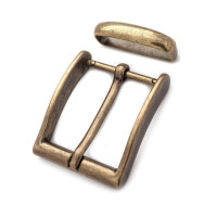 Пряжка ZAC-7869 со шлевкой 40мм (ст.латунь) Пряжка ZAC-7869 со шлевкой 40мм (ст.латунь)