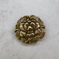 Кончо "Роза", 23х25мм, латунь Кончо "Роза", 23х25мм, латунь