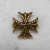 Кончо "Крест мальтийский", 27х27мм, латунь Кончо "Крест мальтийский", 27х27мм, латунь