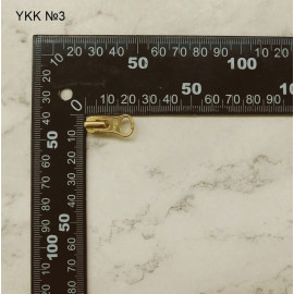 Бегунки YKK, №5 и №3, тип 2, латунь