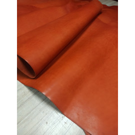 Натуральная кожа юфть 1.2-1.4 мм "Оранж"