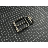 007 Пряжка с тренчиком Никель 40 мм