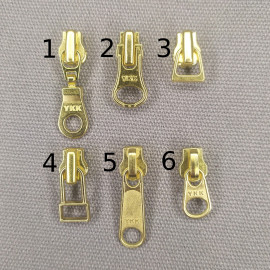 Бегунок YKK латунь №3