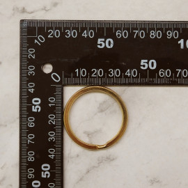Кольцо латунное заводное, плоское, 38мм