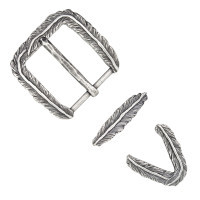 Пряжка со шлевкой 32мм "Перо" Пряжка со шлевкой 32мм "Перо"